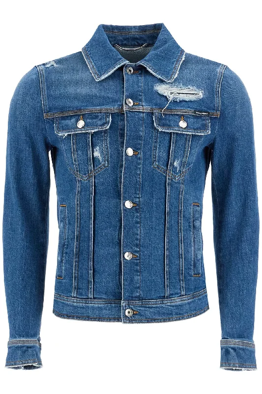 Dolce & Gabbana Men's Stretch blue Jacket