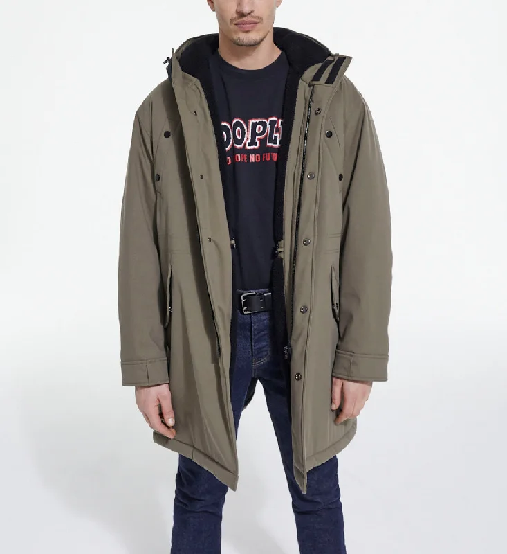 Long Parka With Hood