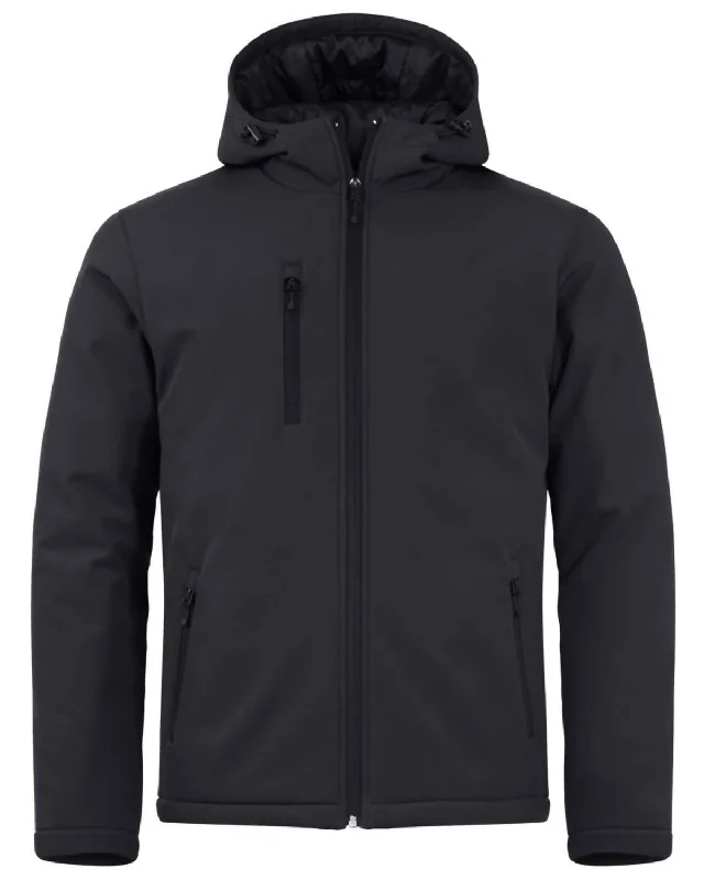 Men's Equinox Insulated Softshell Jacket In Black