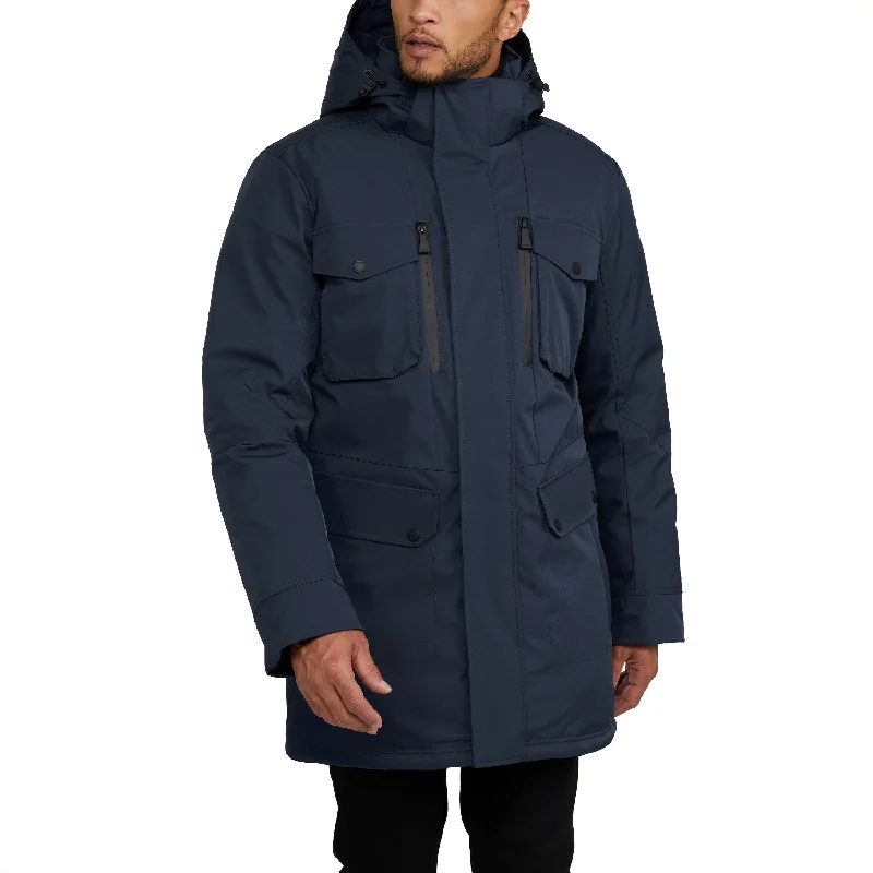 Pajar Men’s Crispin Parka with Removable Hood and Fur Trim