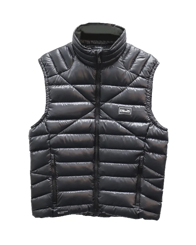 Ralph Lauren Quilted Puffer Vest in Black Nylon