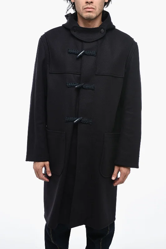 Seafarer Wool Cloth Coat with Frog Closure