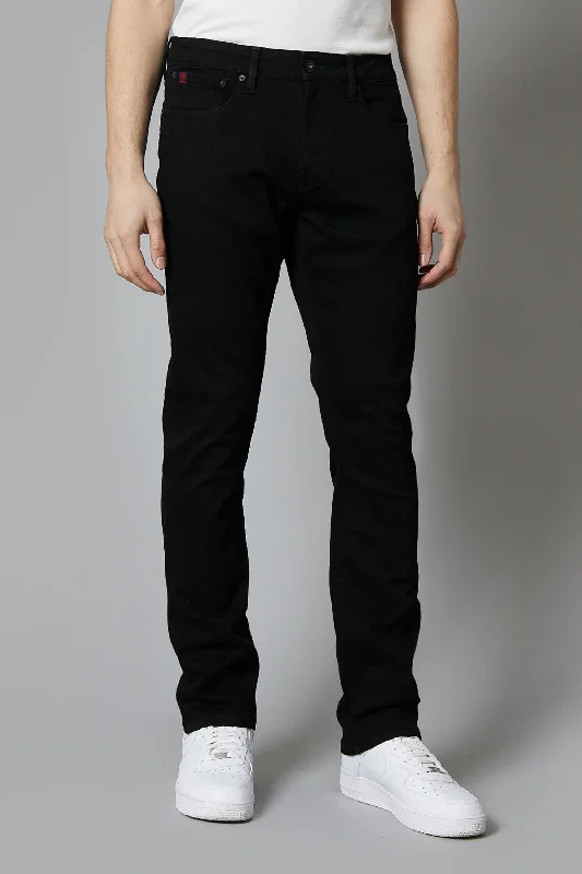 Alaska straight fit Jeans In Deep Black