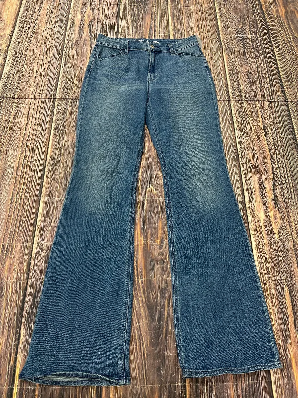 Jeans Flared By Old Navy In Blue Denim, Size: 6l