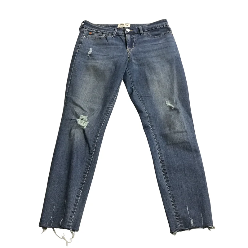 Jeans Skinny By Levis In Blue Denim, Size: 6