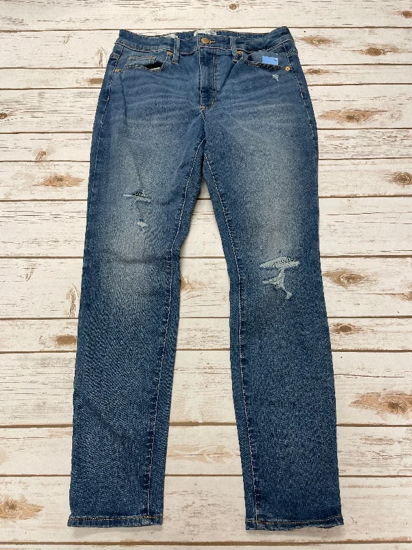 Jeans Skinny By Universal Thread In Blue Denim, Size: 10