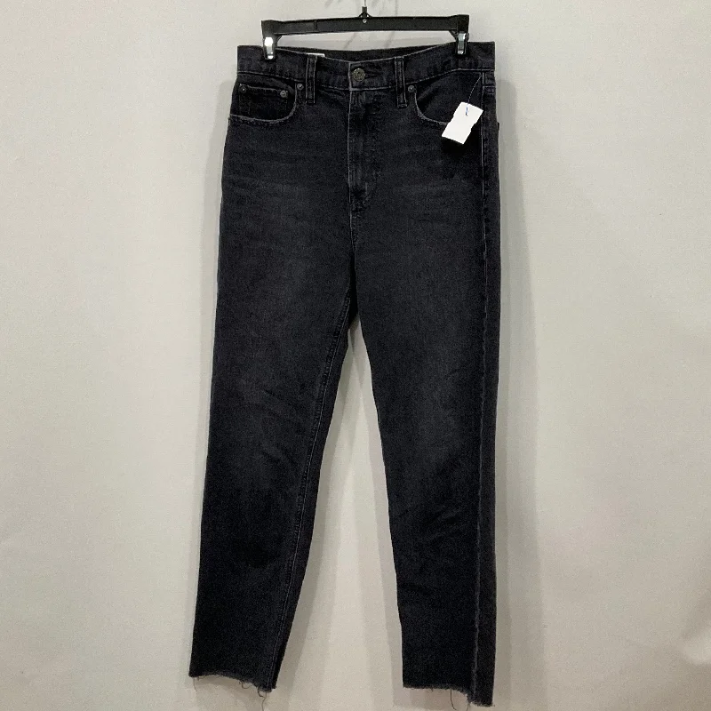 Jeans Straight By Gap In Black, Size: 4