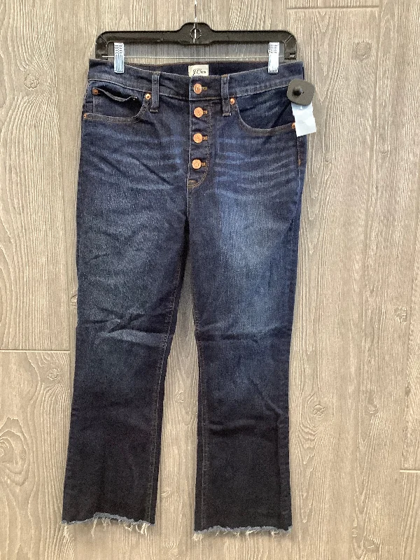 Jeans Straight By J. Crew In Blue Denim, Size: 6