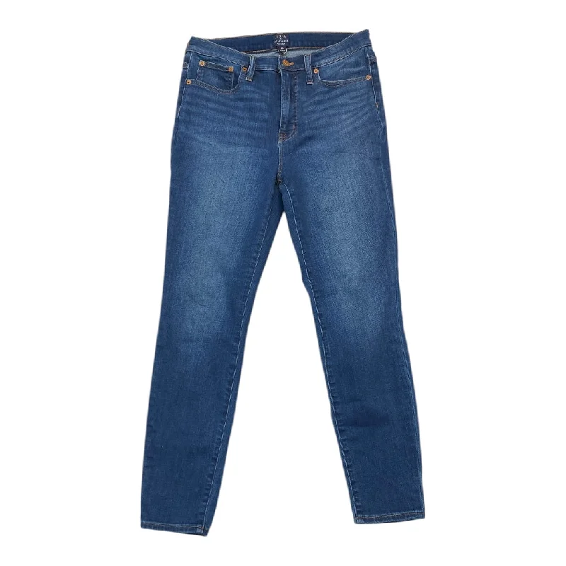 Jeans Straight By J. Crew In Blue Denim, Size: 8