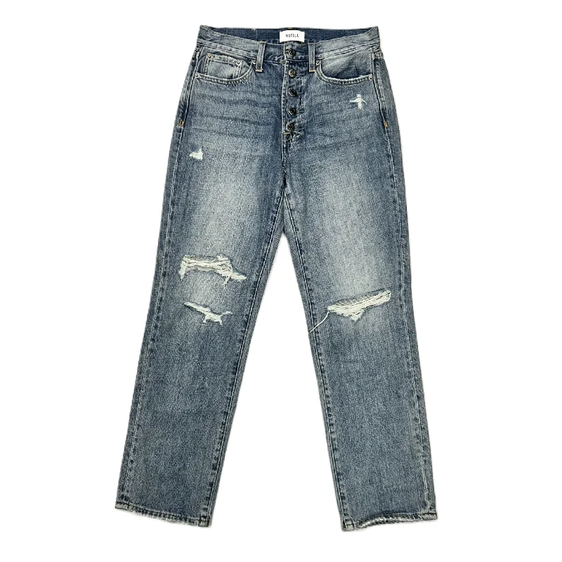 Jeans Straight By Pistola In Blue Denim, Size: 0