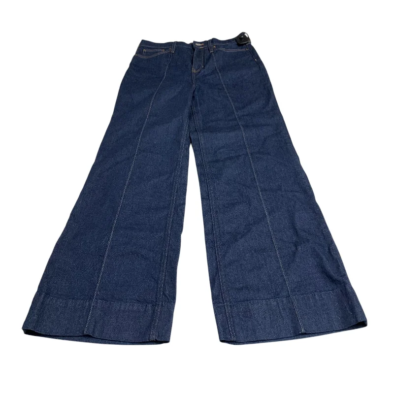 Jeans Wide Leg By J. Crew In Blue Denim, Size: 8