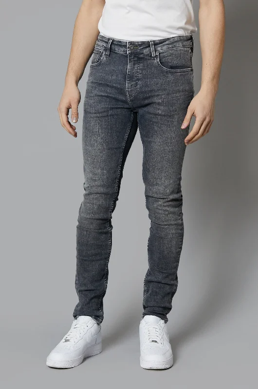 Nevada Skinny Fit Jeans In Grey