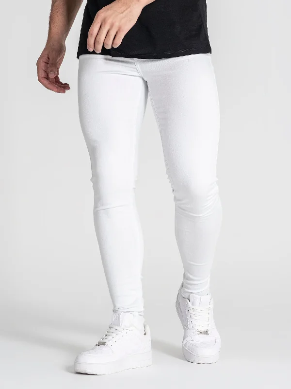 White Core Skinny Jeans