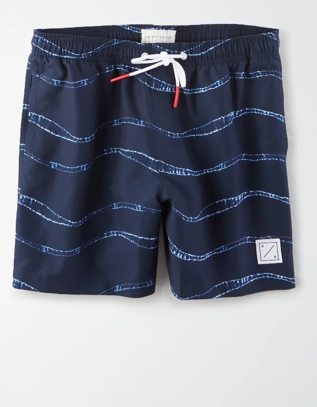 AE 6" Americana Swim Trunk