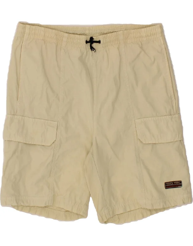 ASICS Mens Cargo Shorts Medium W30 Beige Cotton