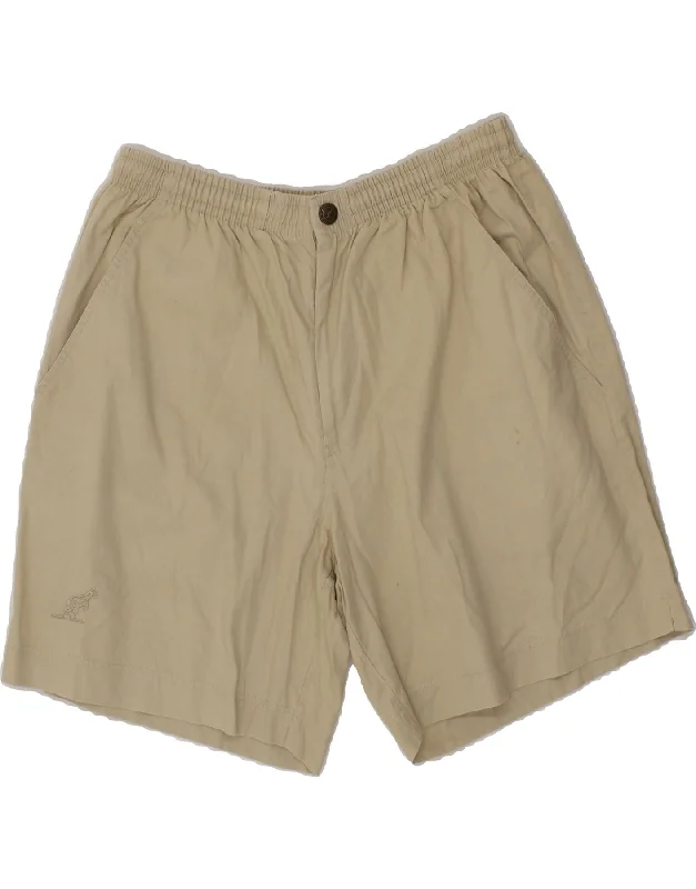 AUSTRALIAN L'ALPINA Mens Chino Shorts W32 Medium Beige Cotton