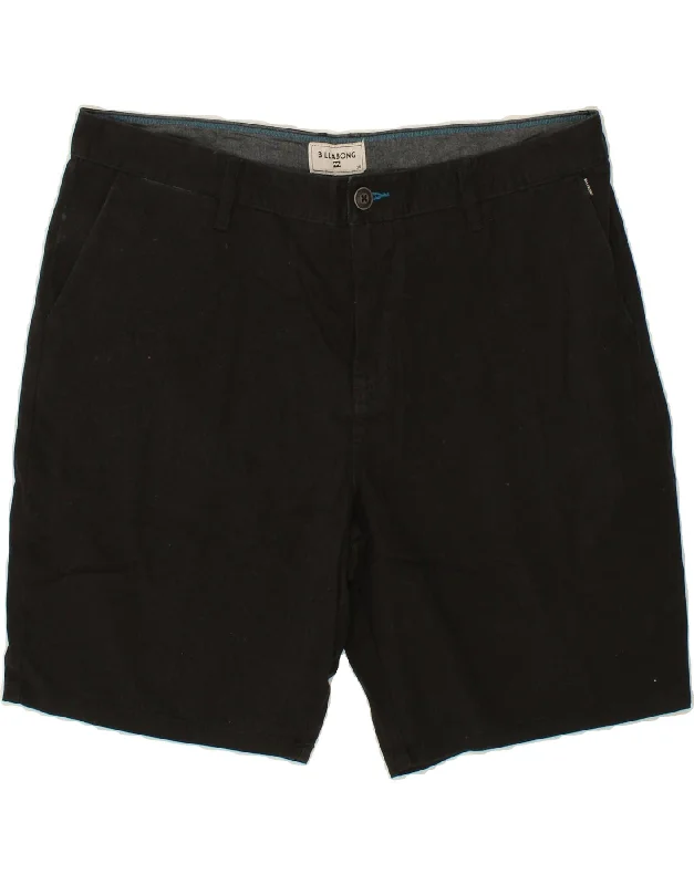 BILLABONG Mens Chino Shorts W38 XL  Black Cotton