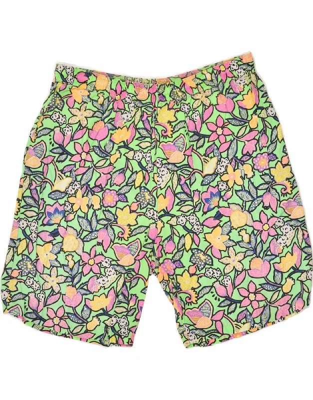 CACHAREL Mens Casual Shorts W26 Large Multicoloured Floral