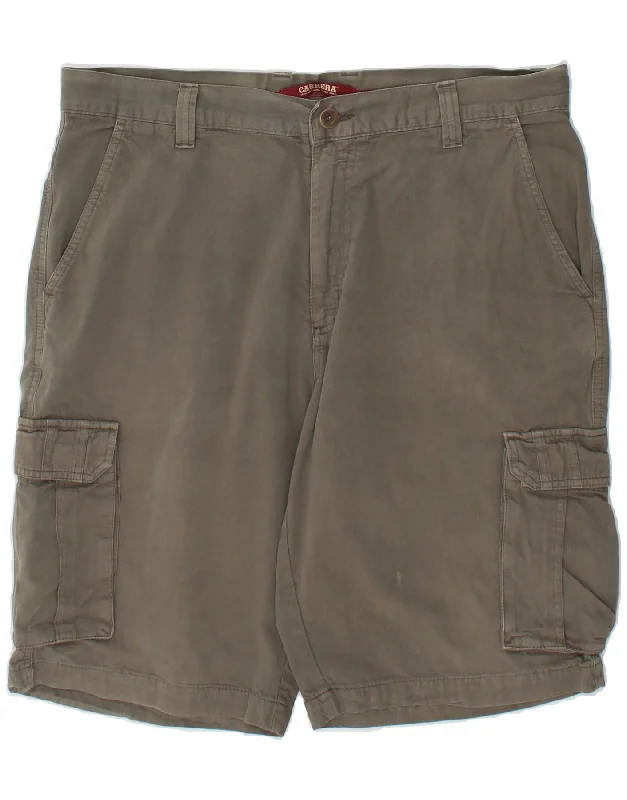 CARRERA Mens Cargo Shorts W36 Large  Grey Cotton