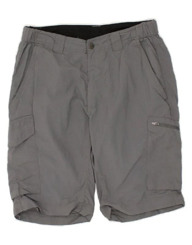 COLUMBIA Mens Cargo Shorts W30 Medium Grey Nylon