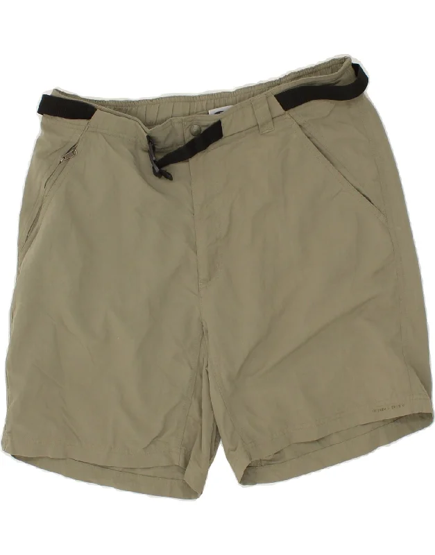 COLUMBIA Mens Chino Shorts Large W36 Khaki Nylon