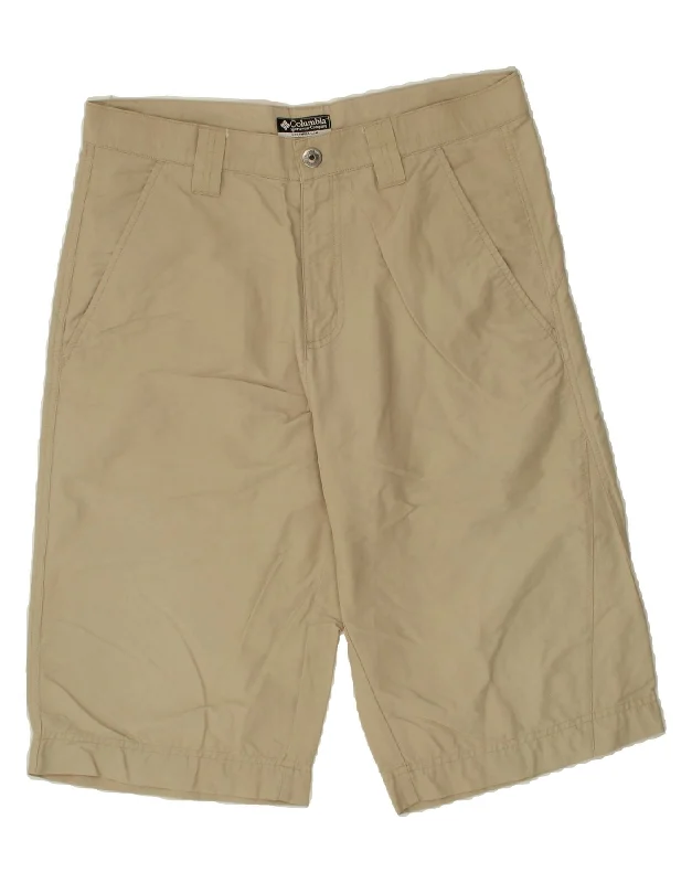 COLUMBIA Mens Chino Shorts W32 Medium  Beige Cotton