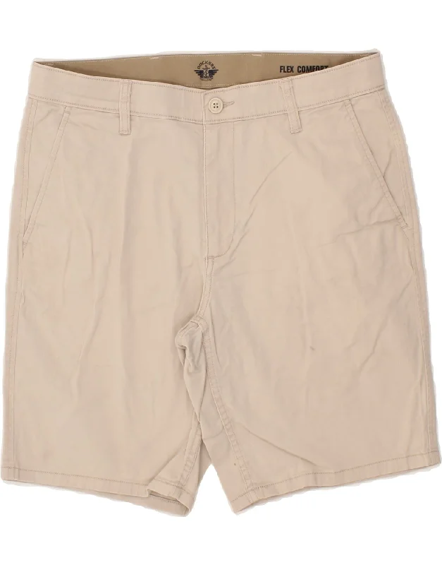 DOCKERS Mens Chino Shorts W32 Medium Beige Cotton