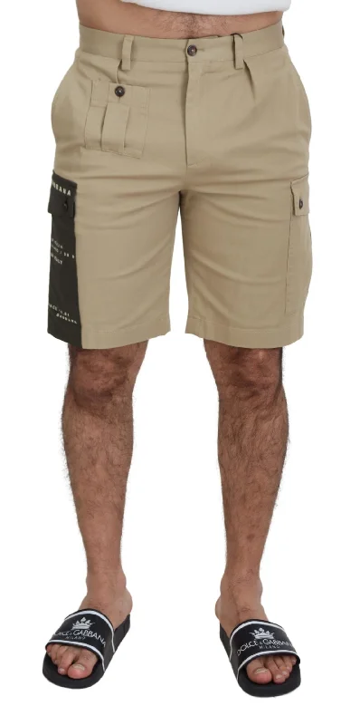 Dolce & Gabbana Elegant  Cotton Blend Designer Men's Shorts