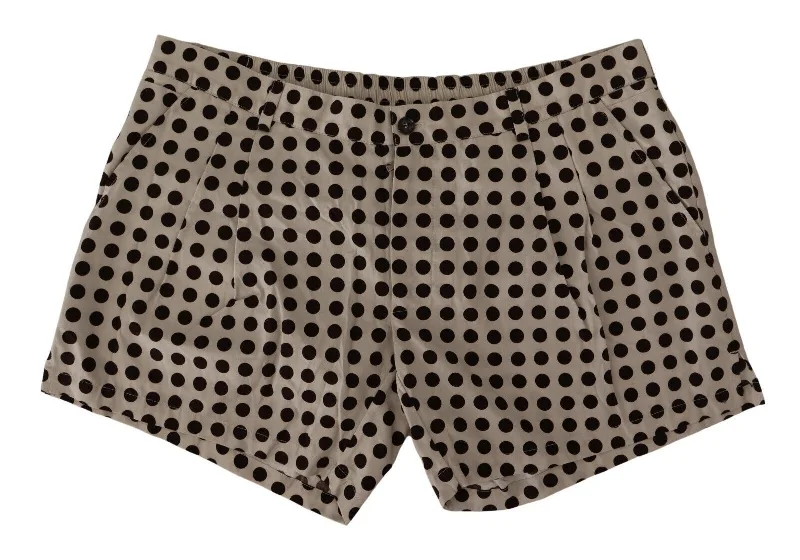 Dolce & Gabbana Elegant Polka Dot Cotton Men's Shorts