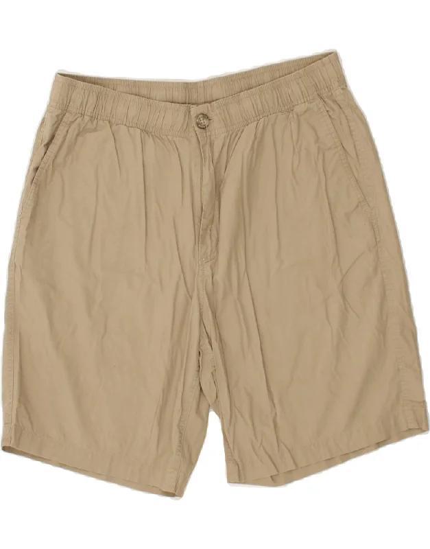 EDDIE BAUER Mens Chino Shorts XL W38 Beige Cotton