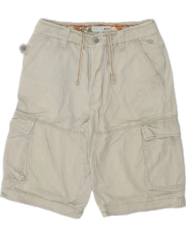 FAT FACE Mens Cargo Shorts W34 Large  Grey Cotton