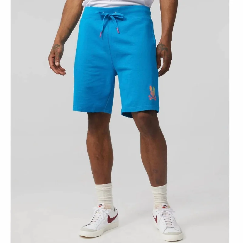 Hindes Sweat Short In Seaport Blue