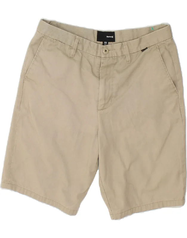 HURLEY Mens Chino Shorts W32 Medium Beige Cotton