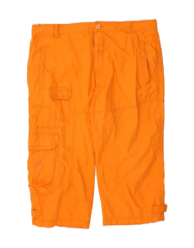 INVICTA Mens Bermuda Shorts IT 56 3XL W40 L21  Orange Cotton