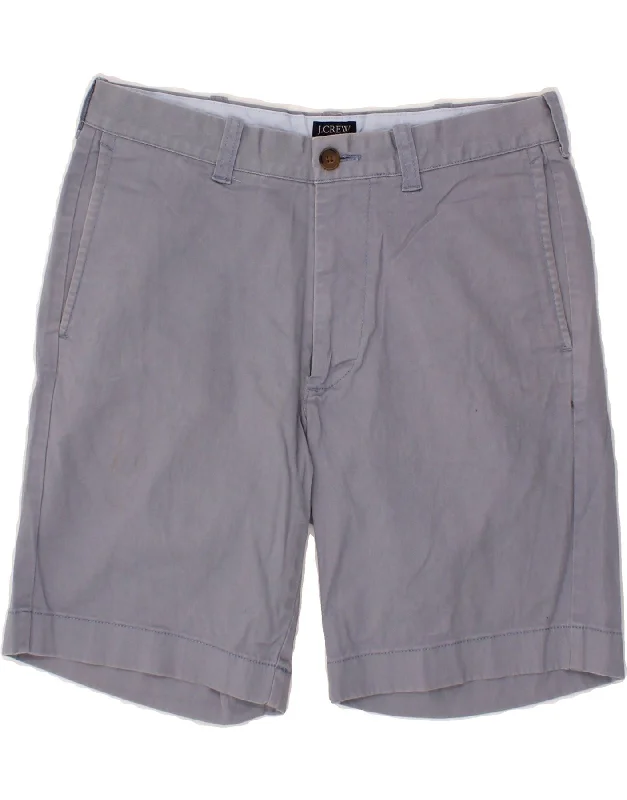 J. CREW Mens Chino Shorts  W30 Medium Blue Cotton