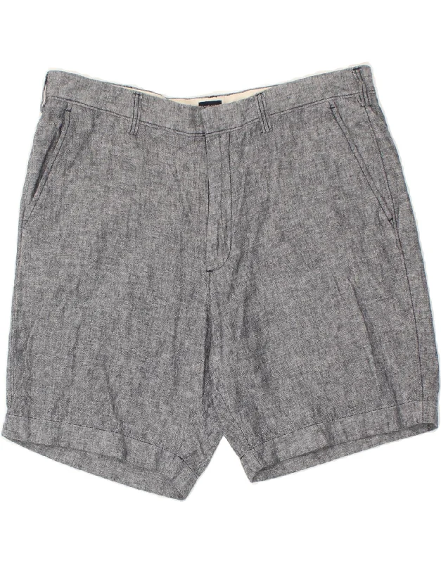 J. CREW Mens Chino Shorts W38 XL Grey Cotton