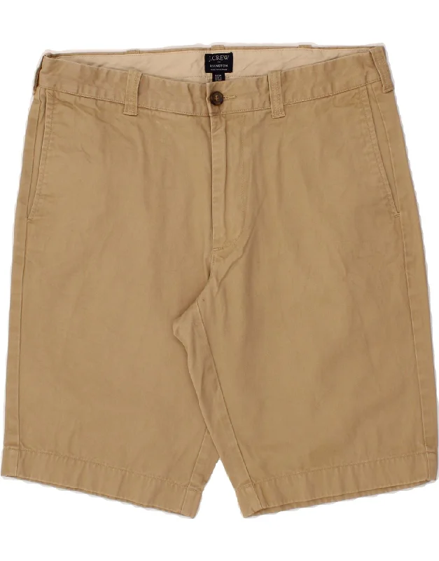 J. CREW Mens Rivington Chino Shorts W33 Medium Brown Cotton