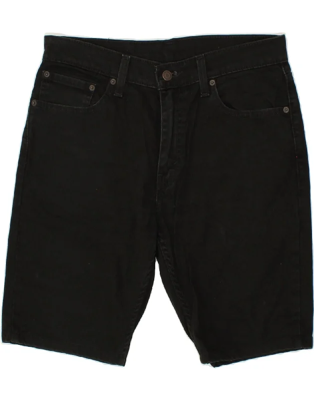 LEVI'S Mens 511 Denim Shorts  W33 Medium Black Cotton