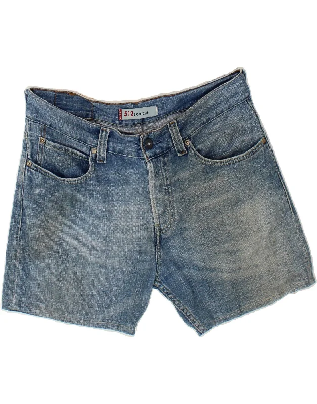 LEVI'S Mens 512 Denim Shorts W34 Large  Blue Cotton