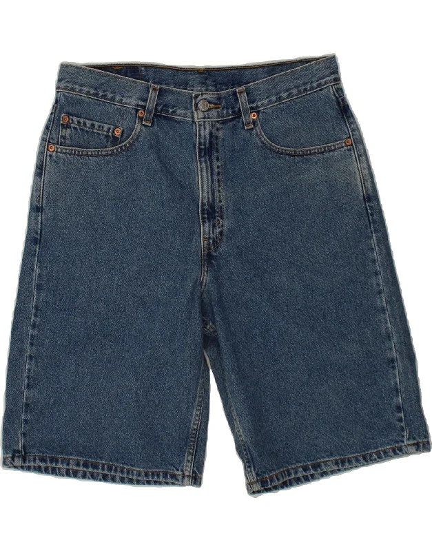 LEVI'S Mens 550 Denim Shorts W34 Large Blue Cotton