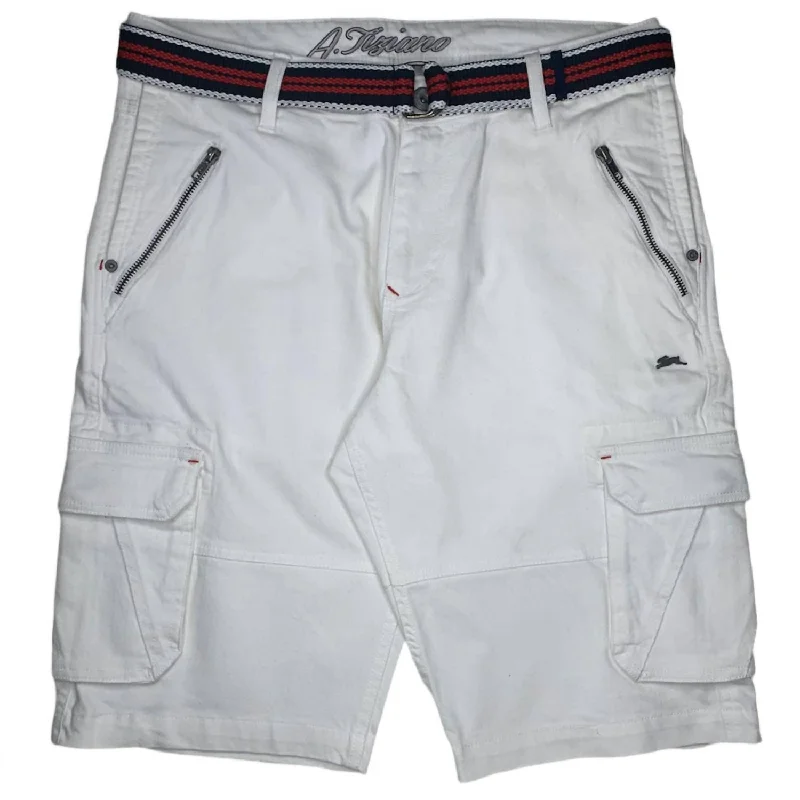 Men's Carlos Denim Short In White