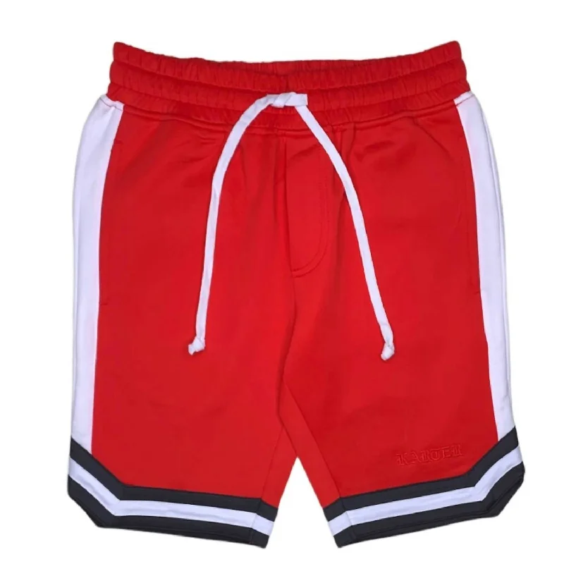 Men's Pull-On Short In Red