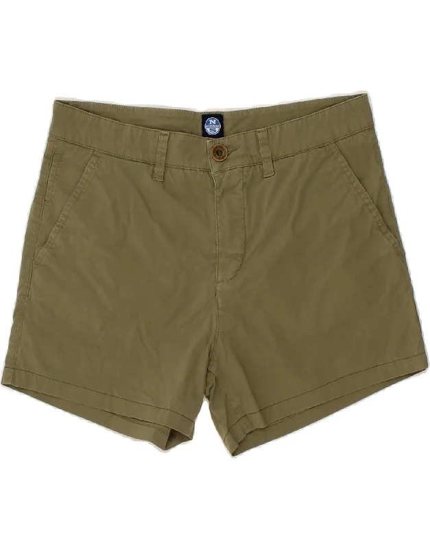 NORTH SAILS Mens Chino Shorts W32 Medium Green Cotton