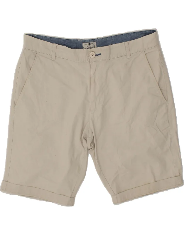 OVS Mens Chino Shorts IT 50 Large W34 Grey Cotton