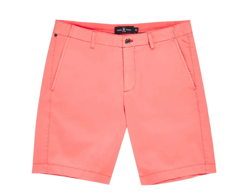 Psycho Bunny Diego Neon Coral Men's Shorts B6R790N1CE-NCR