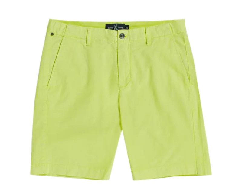 Psycho Bunny Diego Safety Yellow Men's Shorts B6R790N1CE-SFY