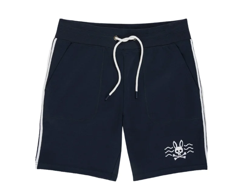 Psycho Bunny Filcham Navy Men's Sweat Shorts B6R327P1FT-NVY