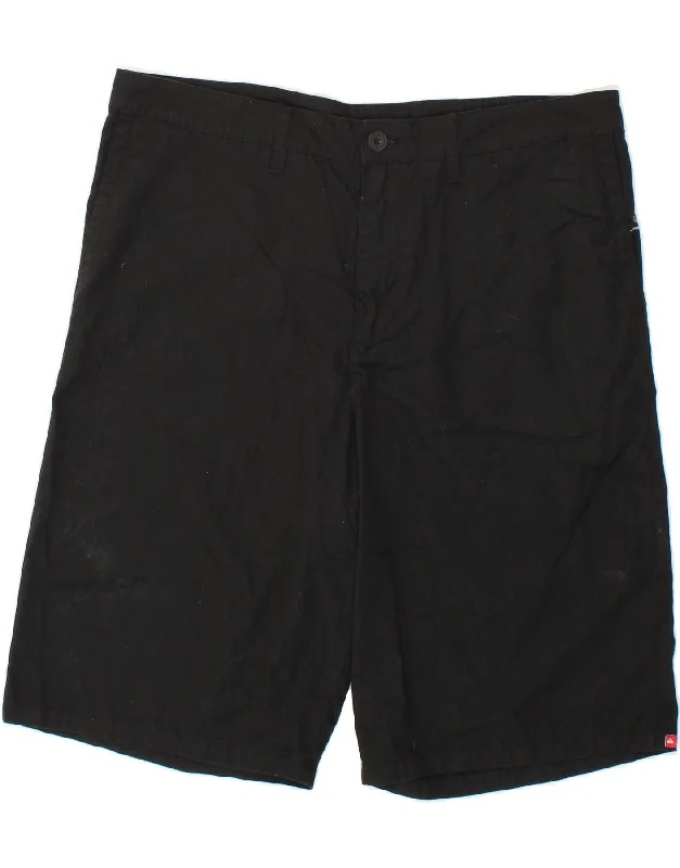 QUIKSILVER Mens Chino Shorts W38 XL Black Polyester