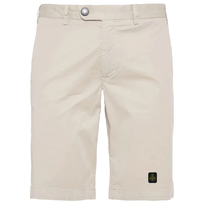 Refrigiwear Elegant  Bermuda Shorts with Logo Men's Patch