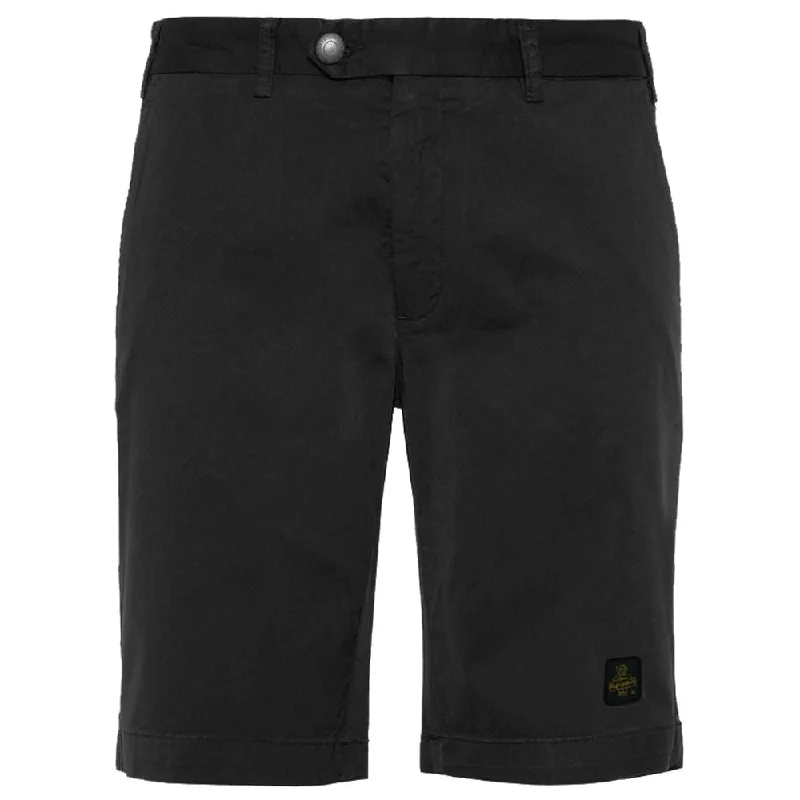 Refrigiwear Elegant  Bermuda Shorts with Logo Men's Patch